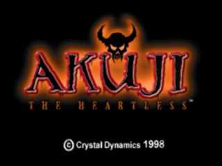Akuji the Heartless title screen for Playstation